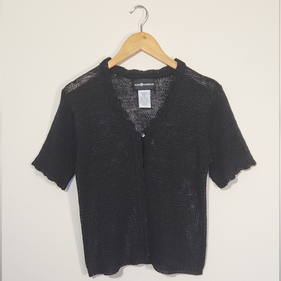 🔥SOLD🔥 Vintage Sag Harbor Loose Knit Cardigan - Picture 4 of 13